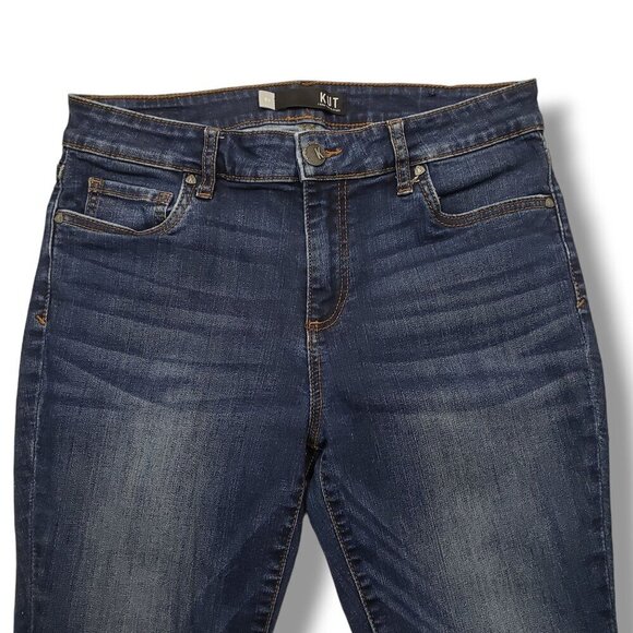 Kut‎ from the Kloth Donna Ankle Skinny Jeans Womens 8 Petite High Rise - Picture 2 of 9